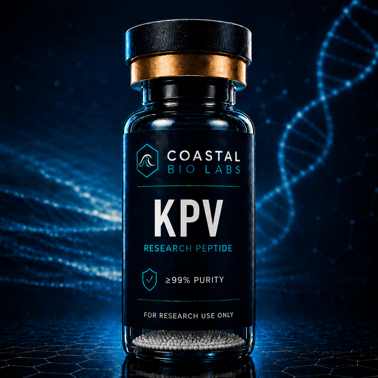 KPV research peptide vial