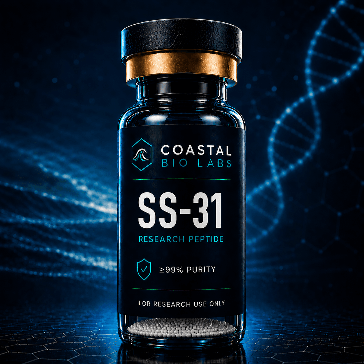 SS-31 research peptide vial