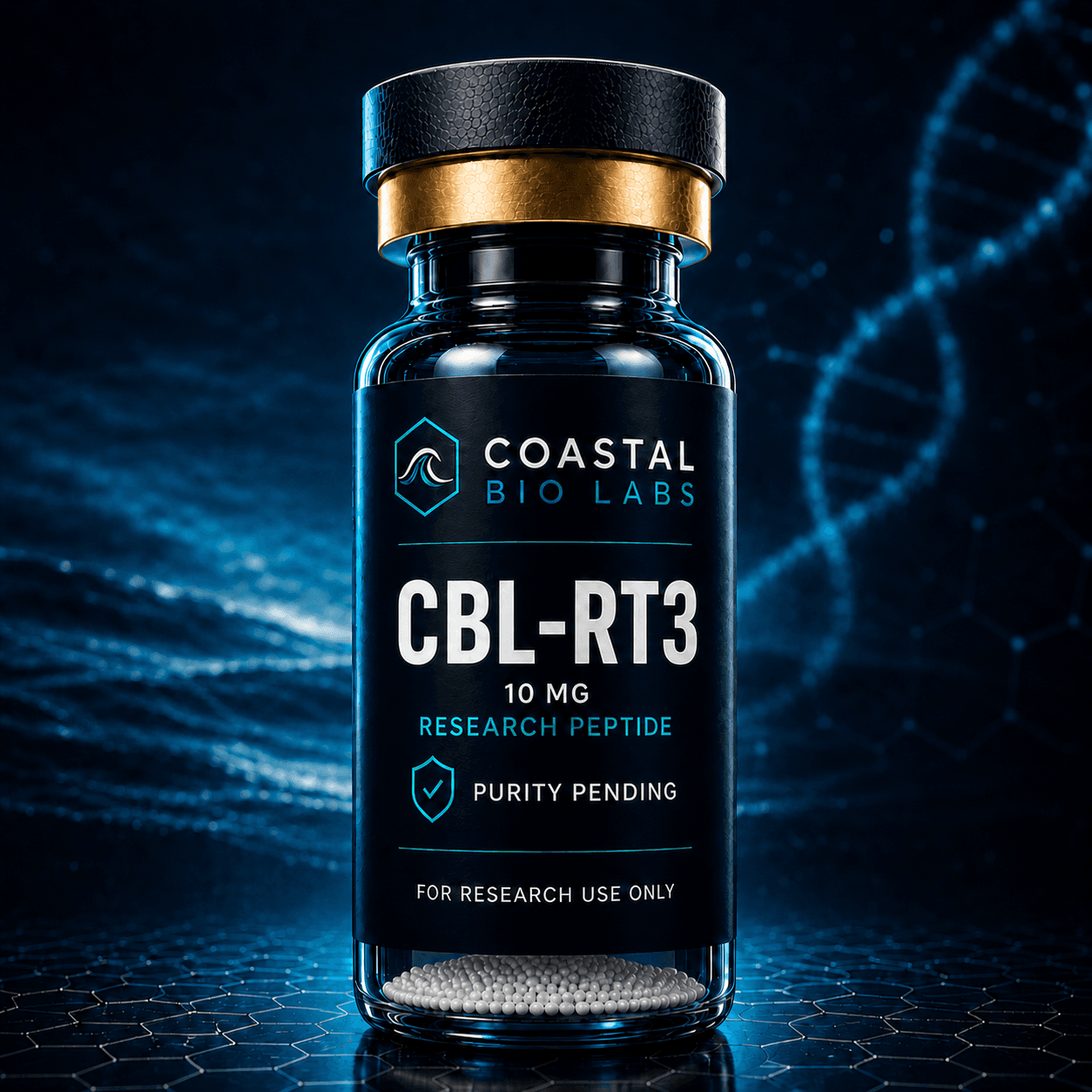 CBL-RT3 research peptide vial