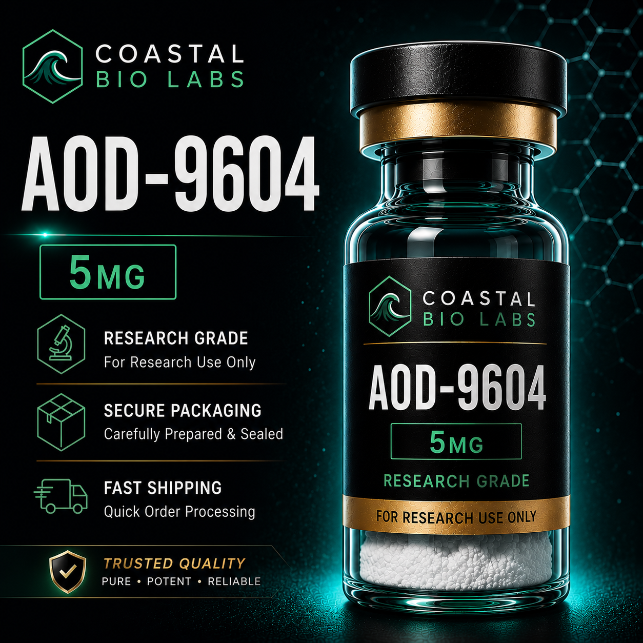 AOD-9604 research peptide