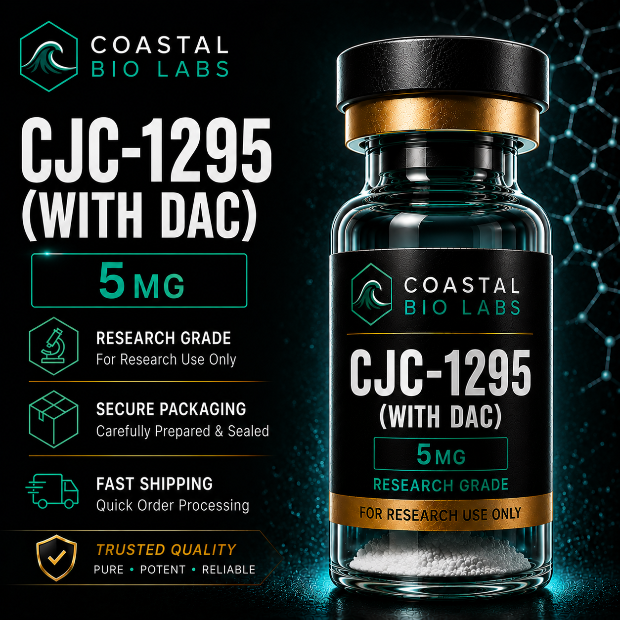 CJC-1295 (With DAC) research peptide