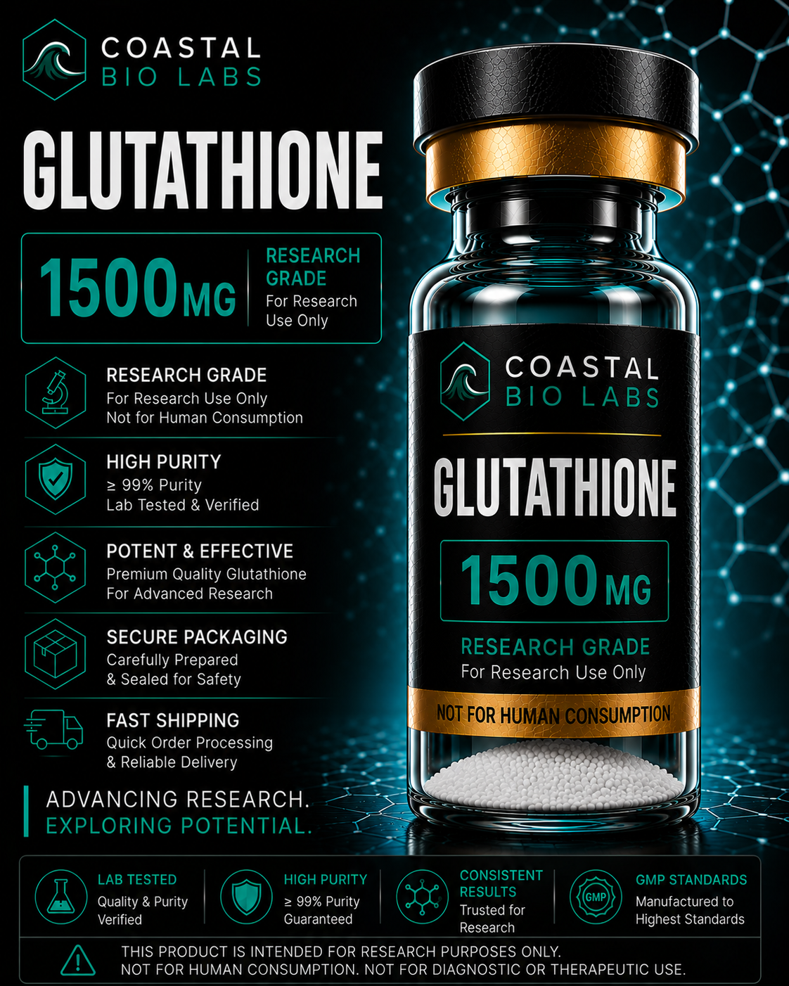 Glutathione research peptide