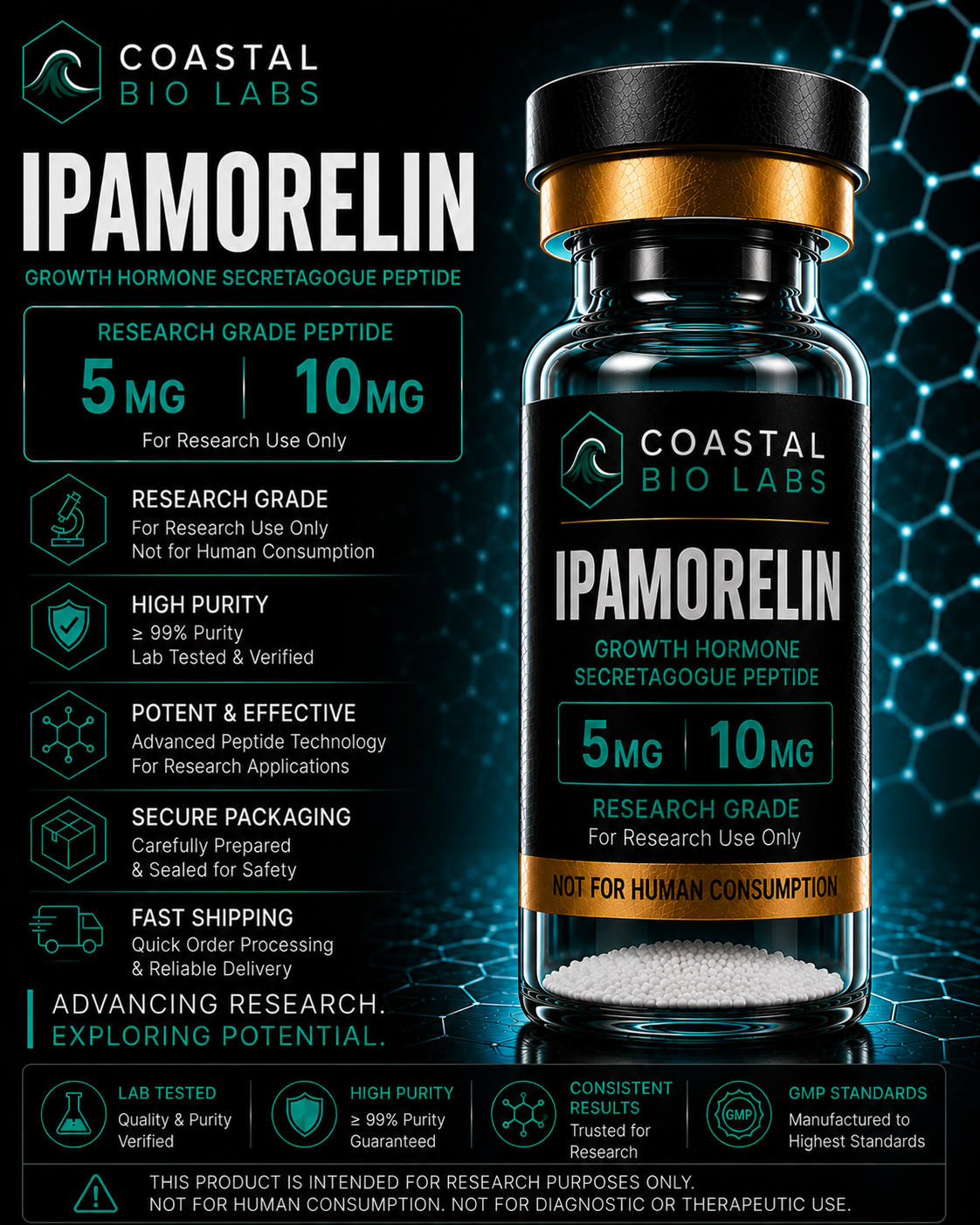 Ipamorelin research peptide