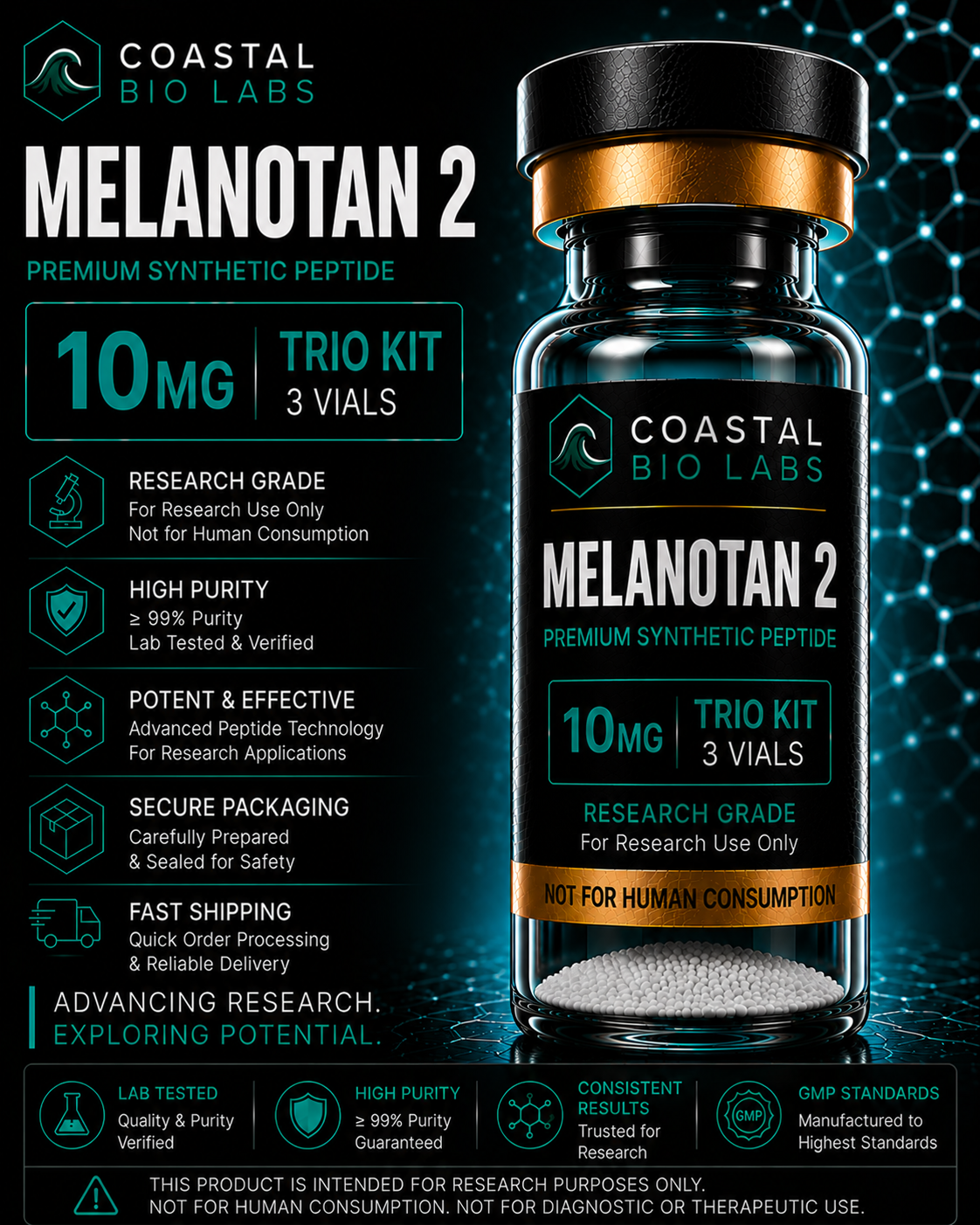 Melanotan 2 research peptide